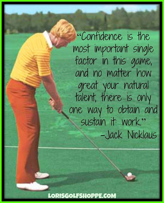 jack nicklaus confidence